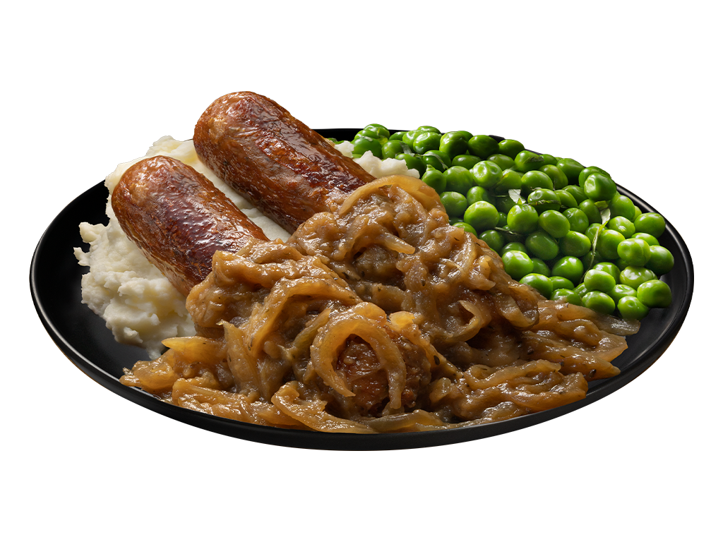 Vegan Bangers and Mash