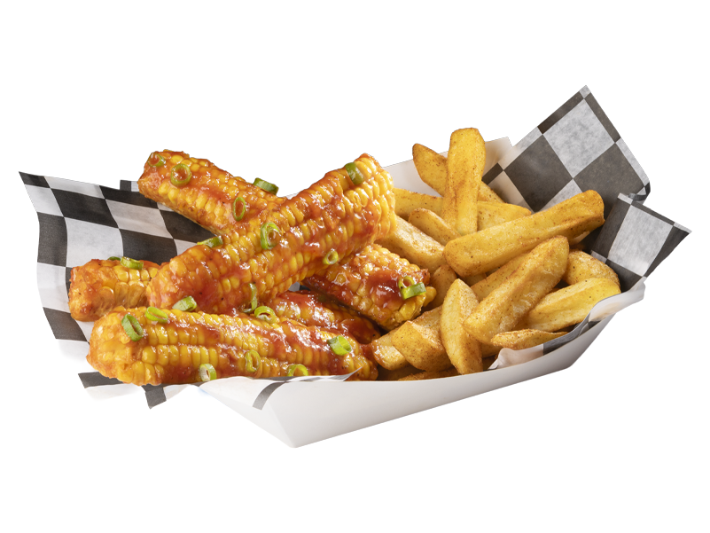 BBQ Corn Ribs Meal