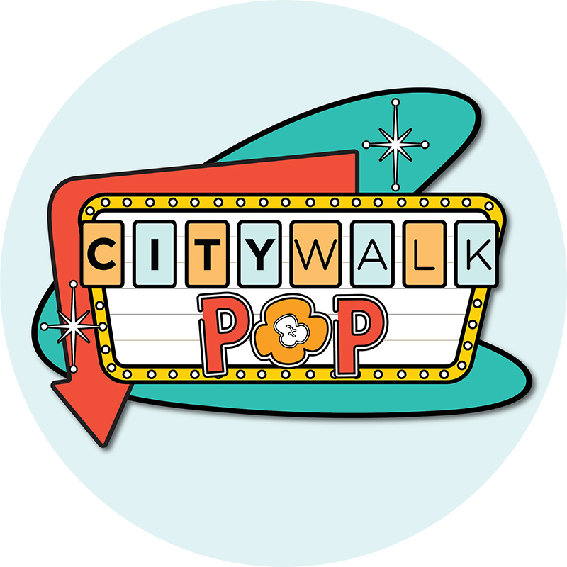 The logo for CityWalk Pop at Universal CityWalk.