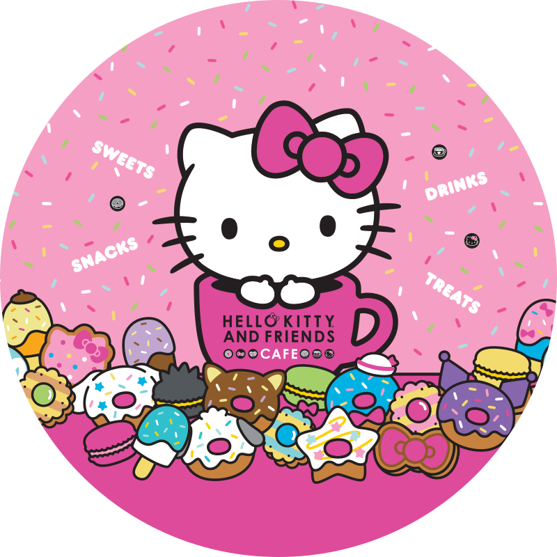 Logo for Hello Kitty® and Friends Cafe