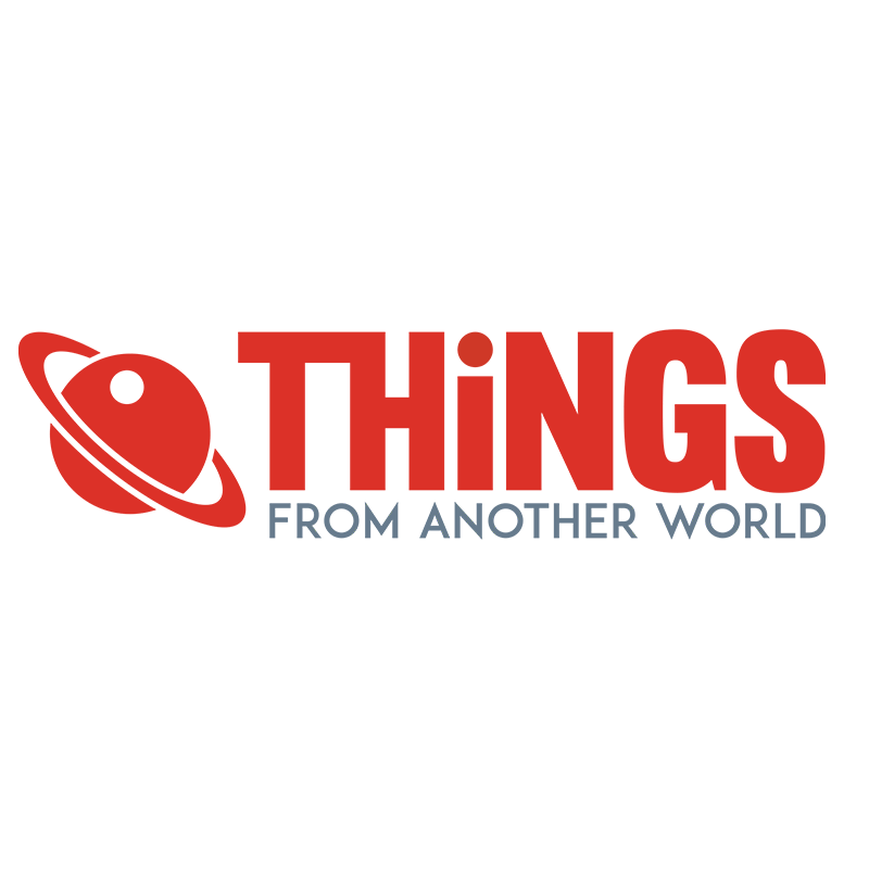 The logo for Things From Another World at Universal CityWalk Hollywood.