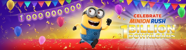 Celebrate Minion Rush 1 Billion Downloads