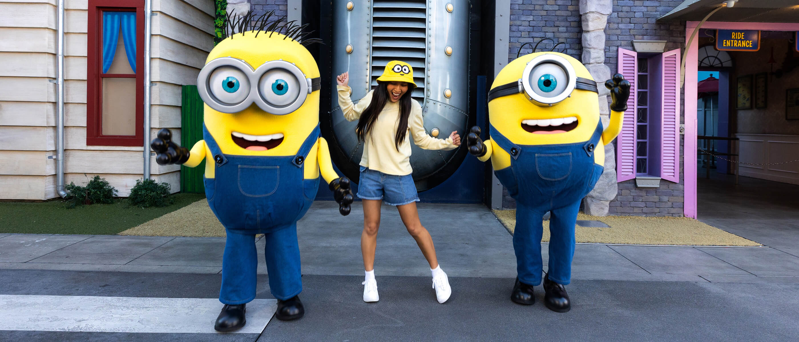 Meet James and Henry from Illumination's Minions & Monsters