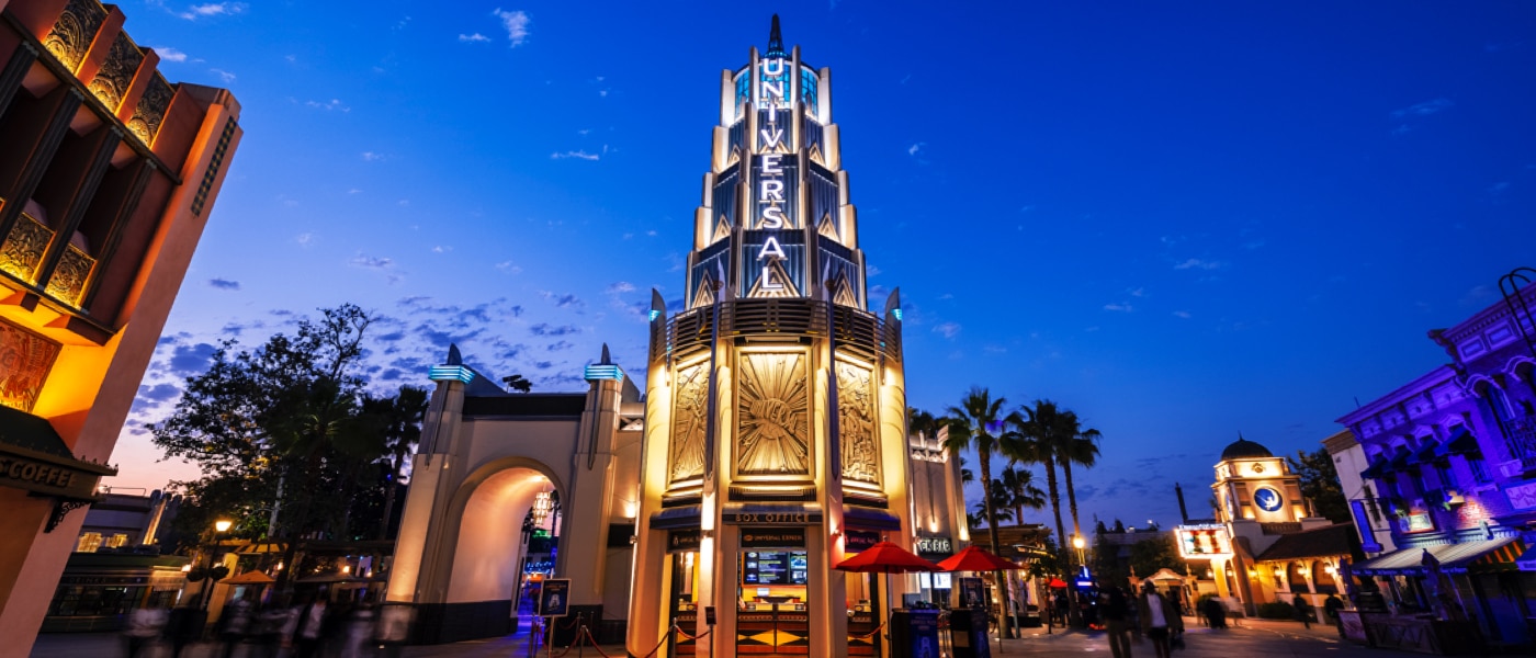 Universal Plaza in Universal Hollywood Studios.