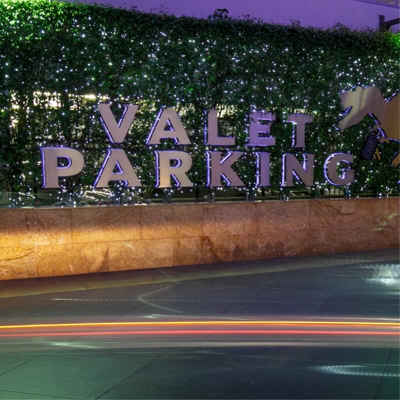 Parking signs at Universal Hollywood