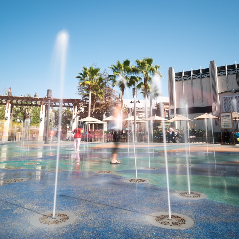 Image of the Universal Studios splash pad