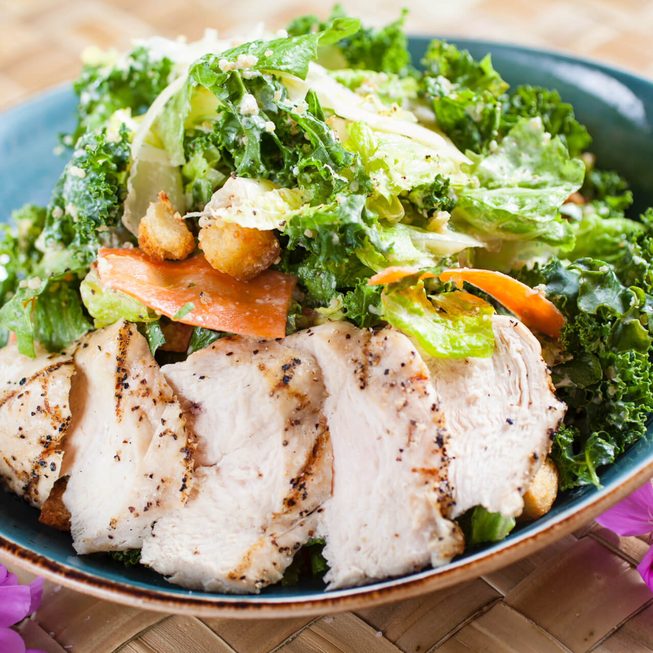 Chicken salad on a plate in Margaritaville