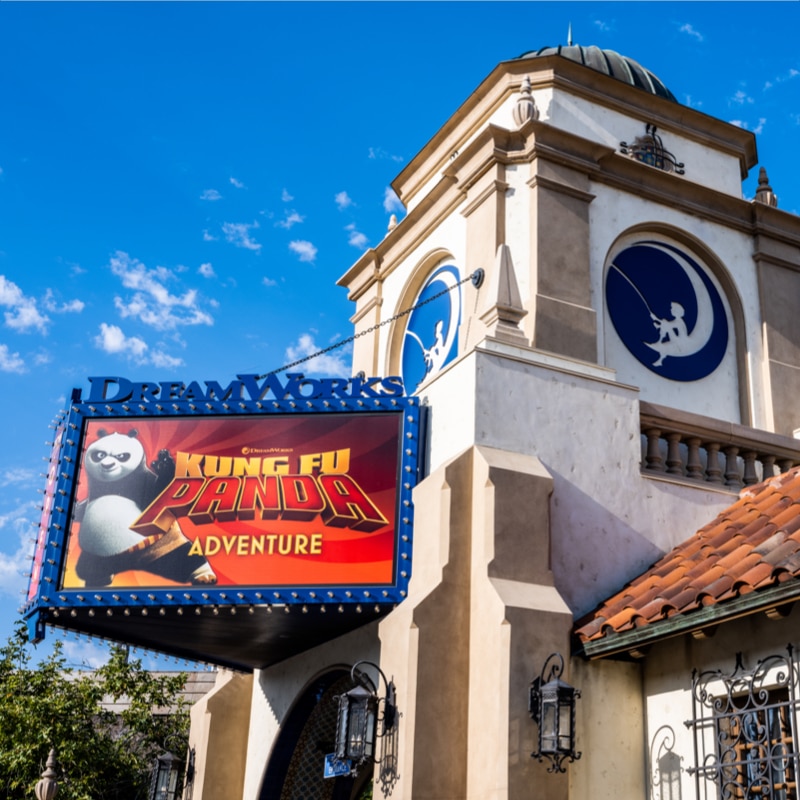 Universal Plaza DreamWorks Theatre exterior