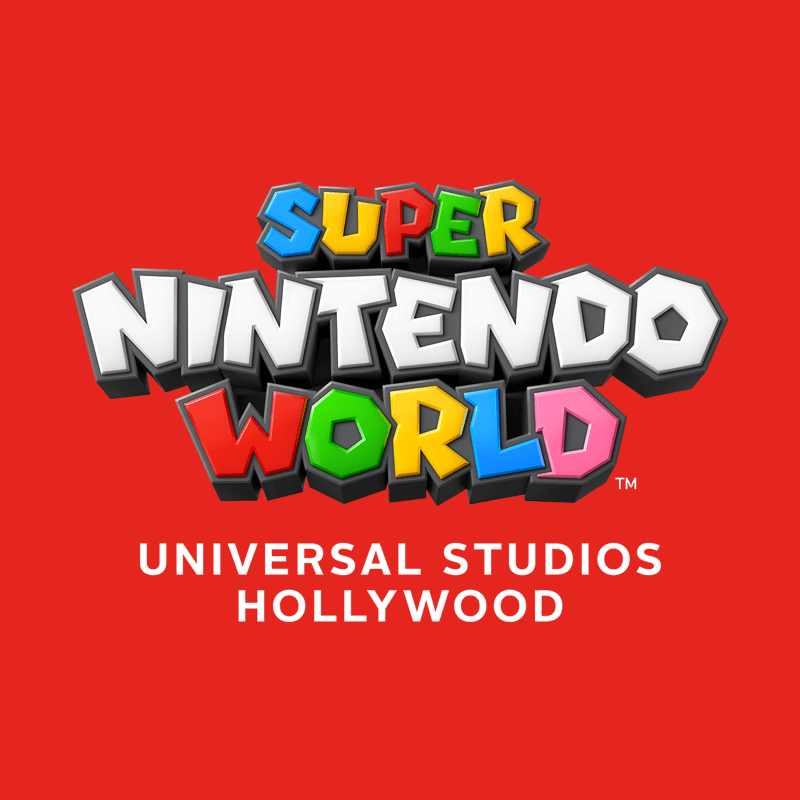 SUPER NINTENDO WORLD at Universal Studios Hollywood Logo.