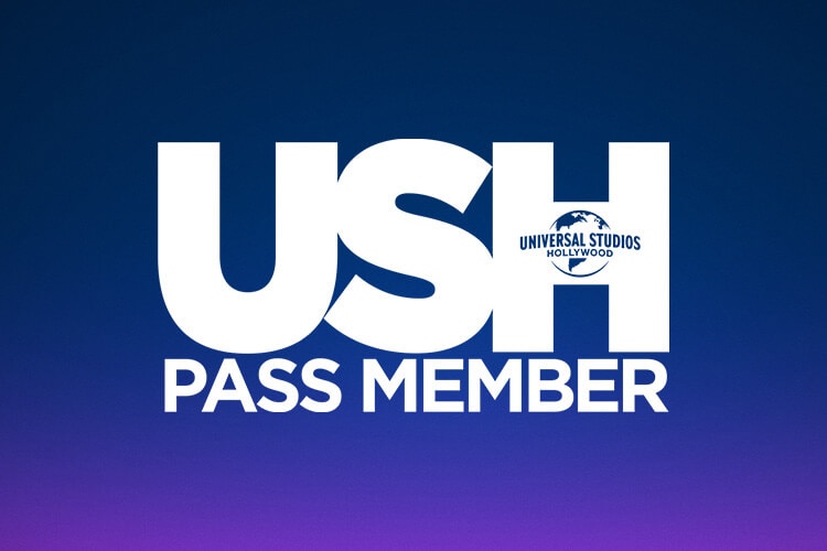 White USH Pass Member logo over a dark blue and purple gradient background.