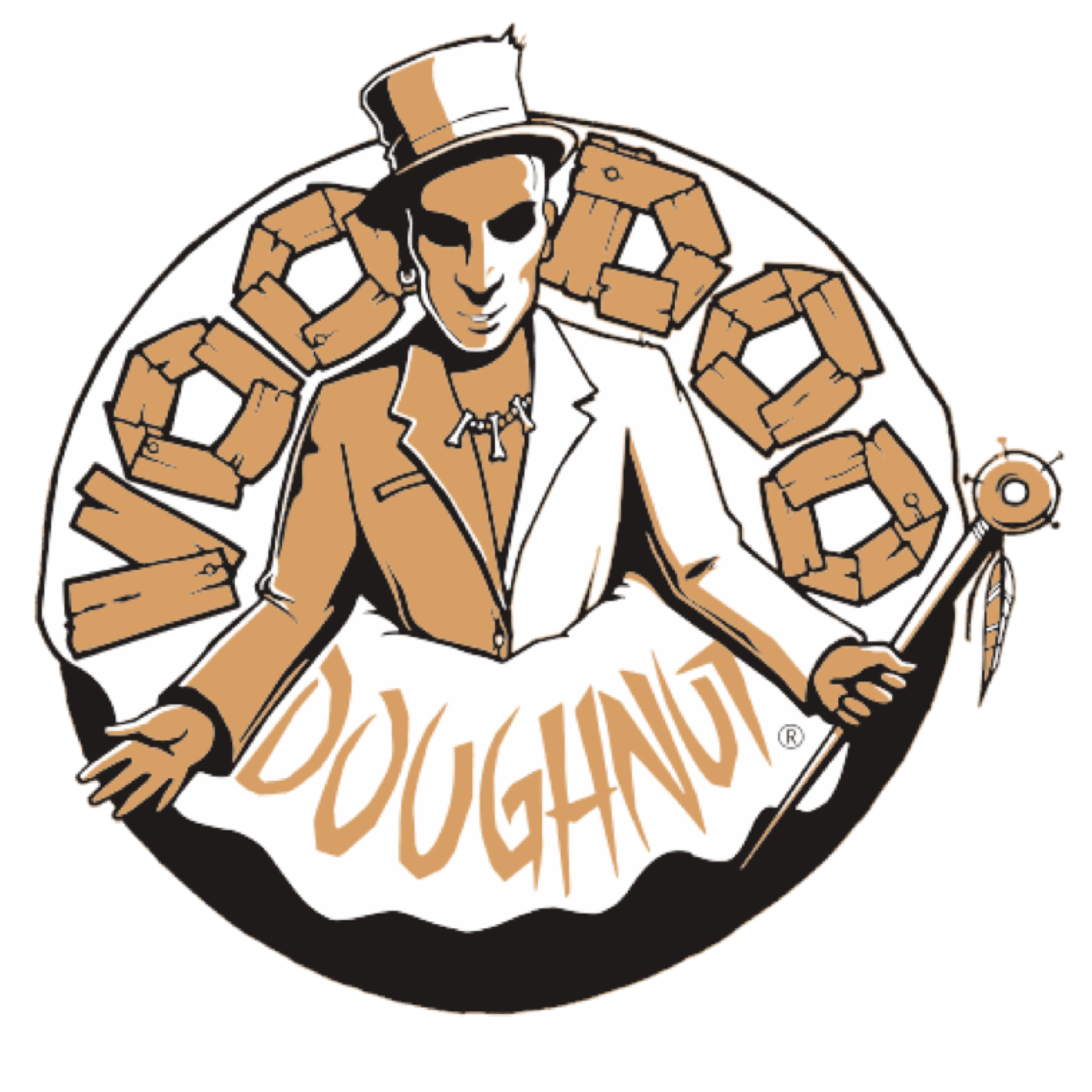 Image of the Voodoo Doughnut logo