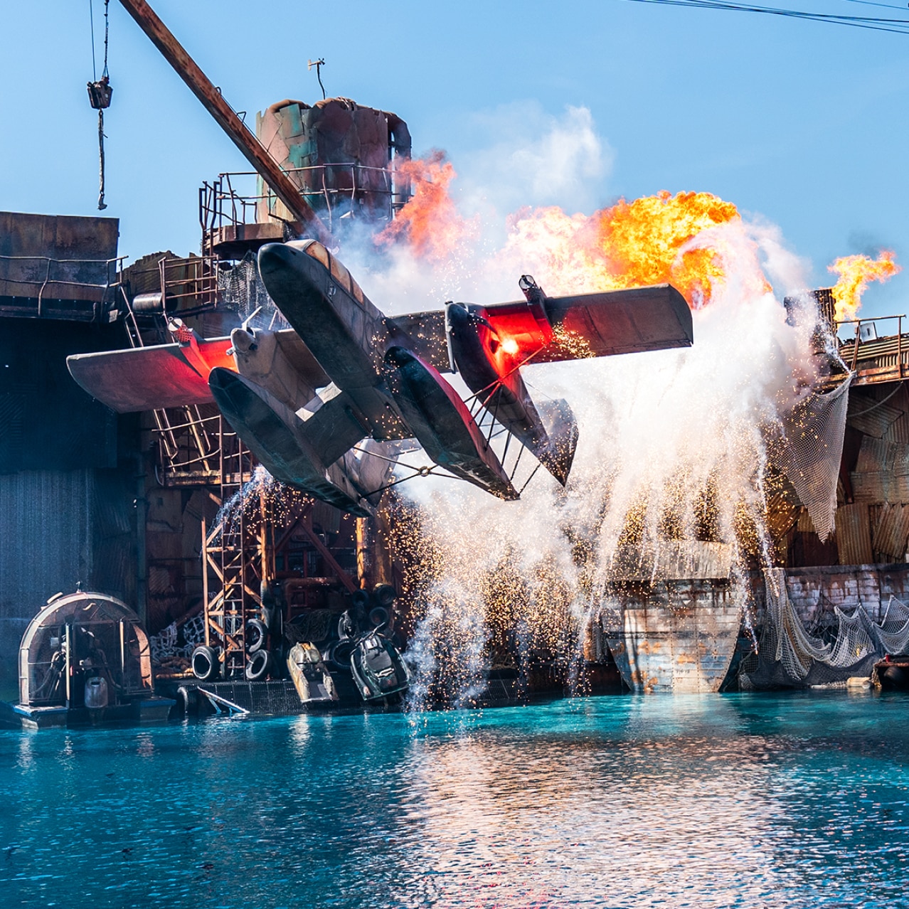 WaterWorld in Universal Hollywood Studios.