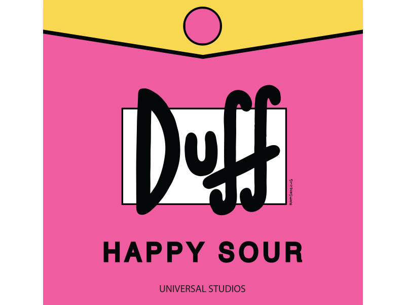 20oz Duff Happy Sour