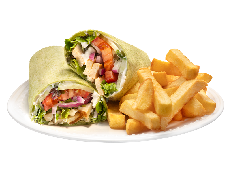 Greek Chicken Wrap