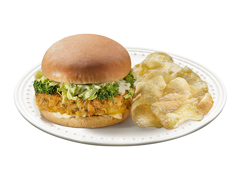 Vegan Crab Cake Sandwich