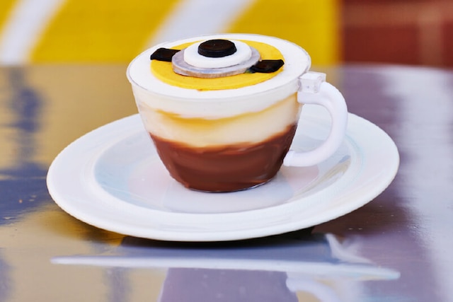 Hazelnut Banana Pudding, offered at the all-new Minion Cafe.