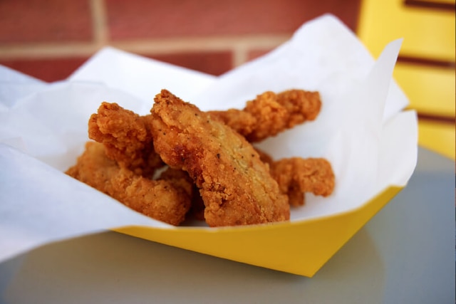 Chicken Tenders, offered at the all-new Minion Cafe.