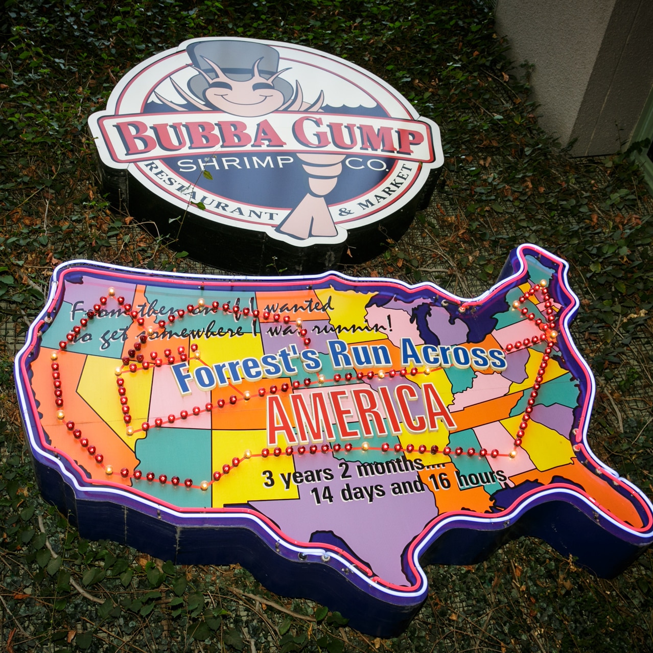 Sign for Bubba Gump Shrimp Co at Universal Hollywood 
