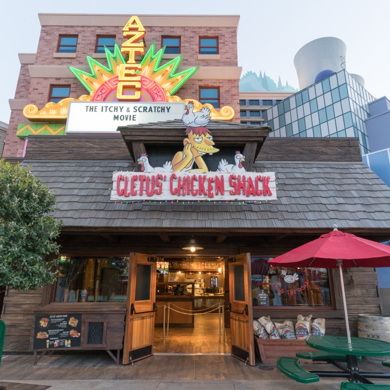Storefront of Cletus' Chicken Shack