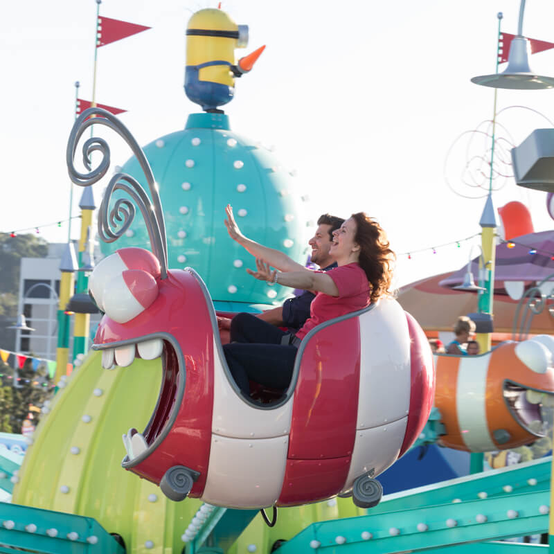 Silly Swirly ride in motion.