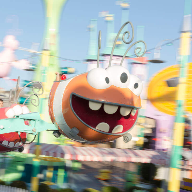 Silly Swirly ride in motion.