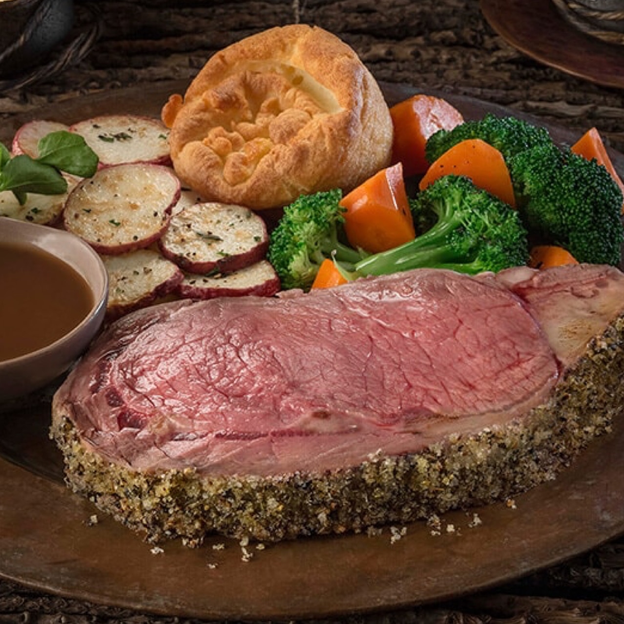 Food at Three Broomsticks.