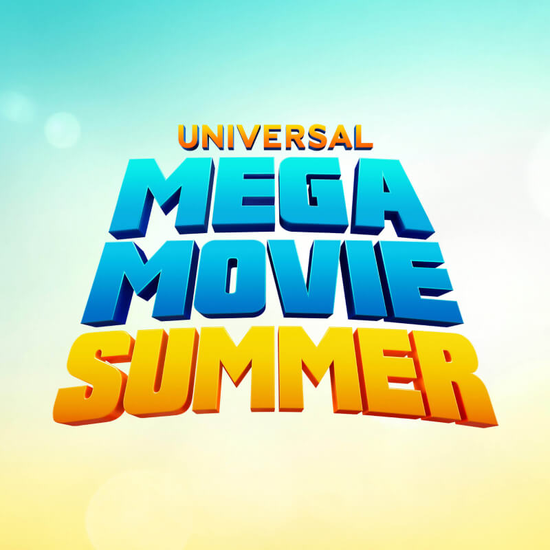 UNIVERSAL MEGA MOVIE SUMMER logo.