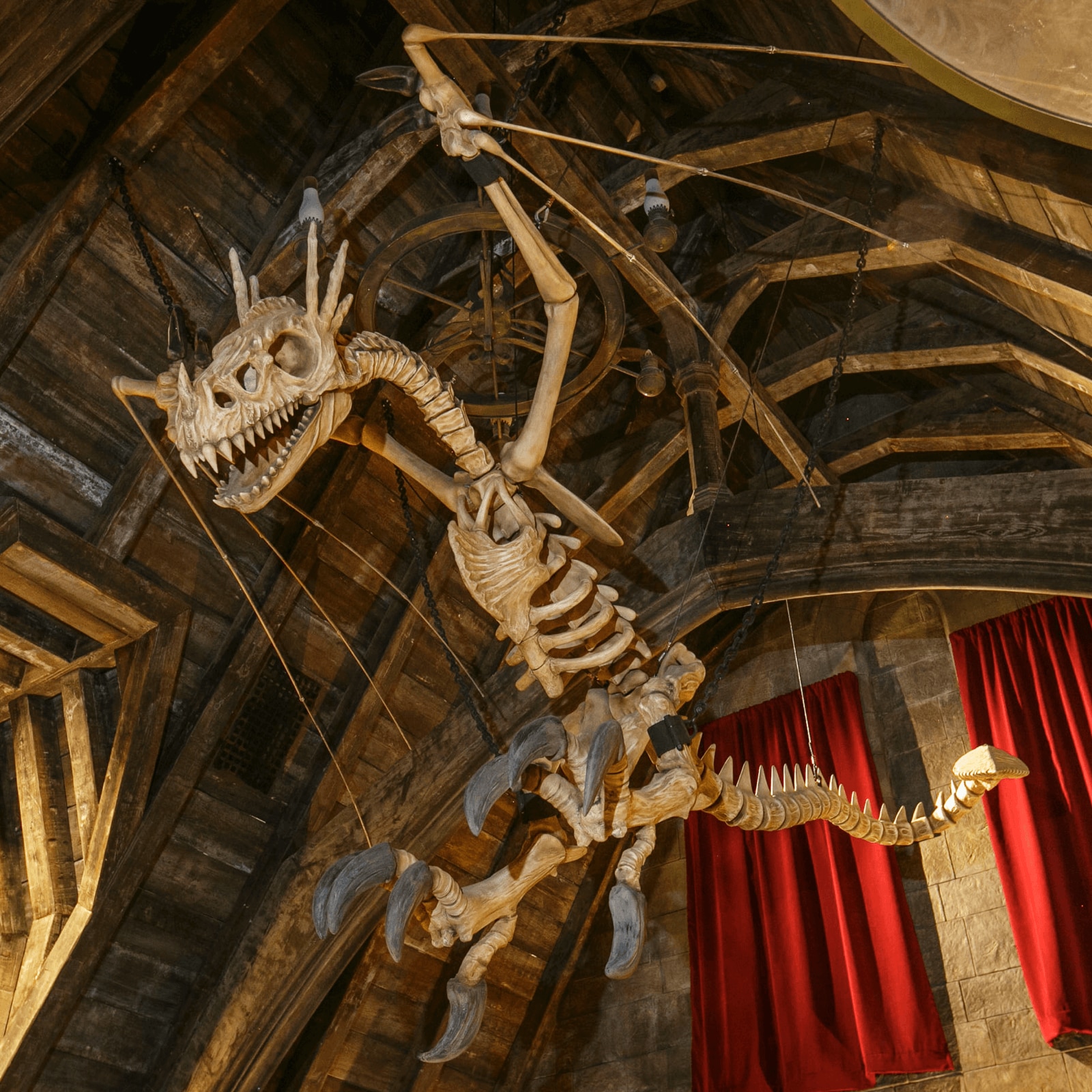 Image of Potter and the Forbidden Journey’s dragon.